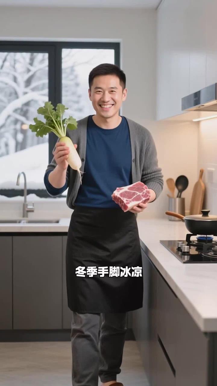 冬季炖萝卜牛腩，健康养生温中散寒补气血