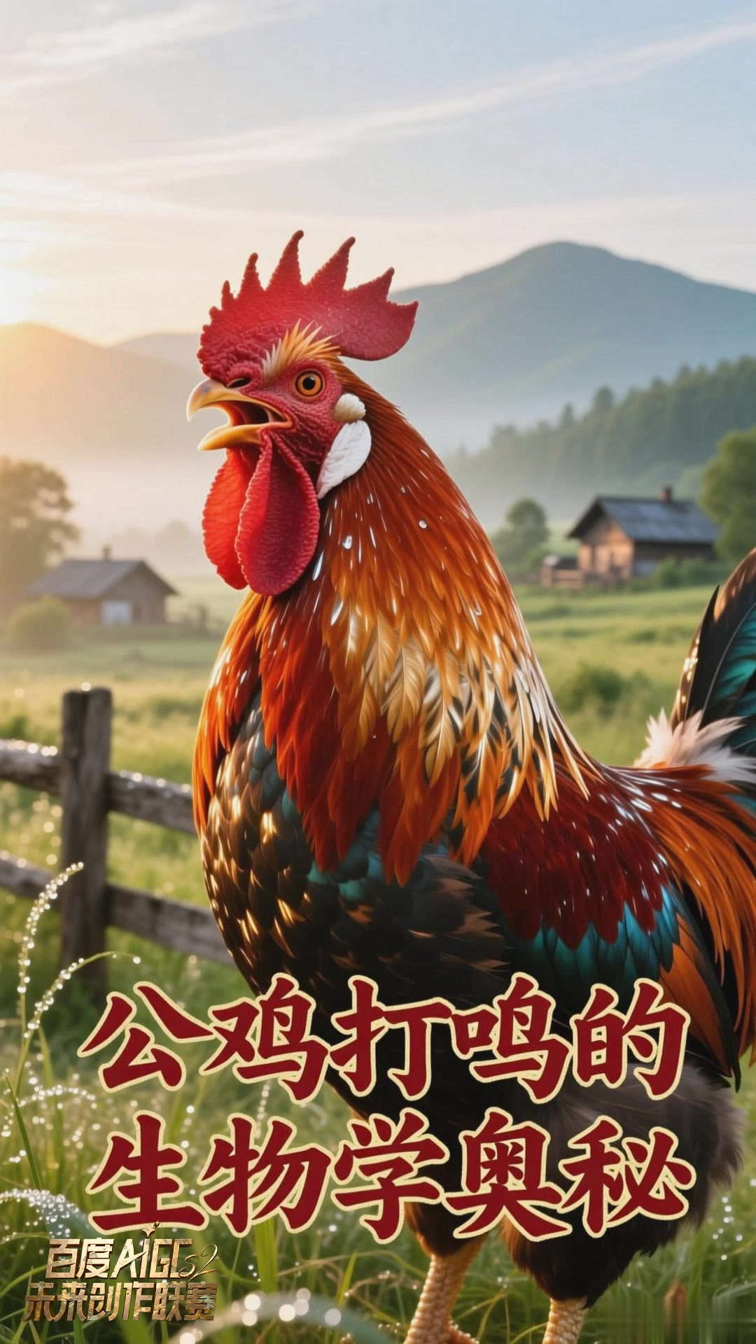 公鸡为何打鸣？它是天亮的信号，还是领地宣示？