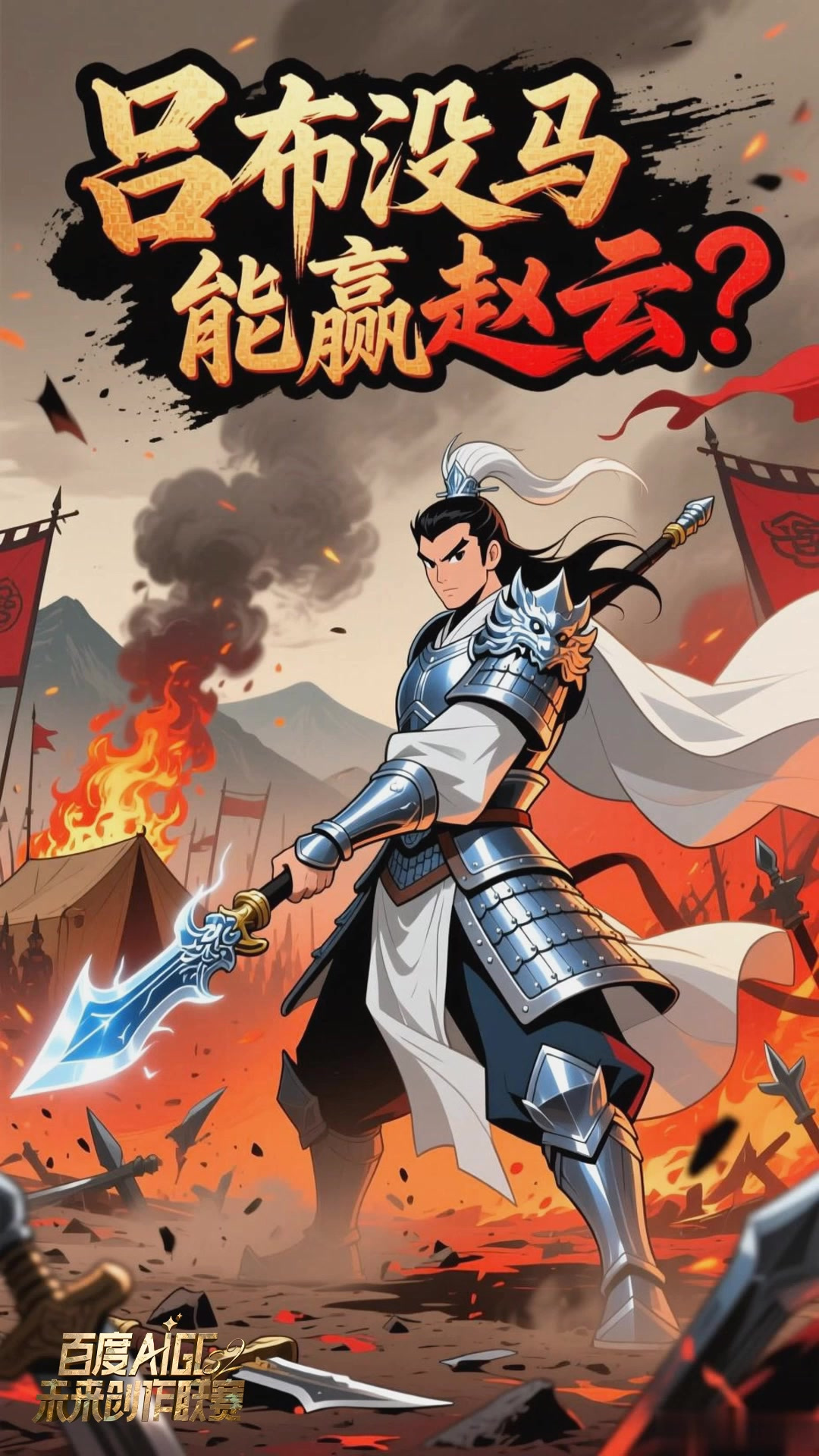 若吕布无赤兔马,那么他打得过巅峰赵云吗?不吹不黑:吕布会惨败