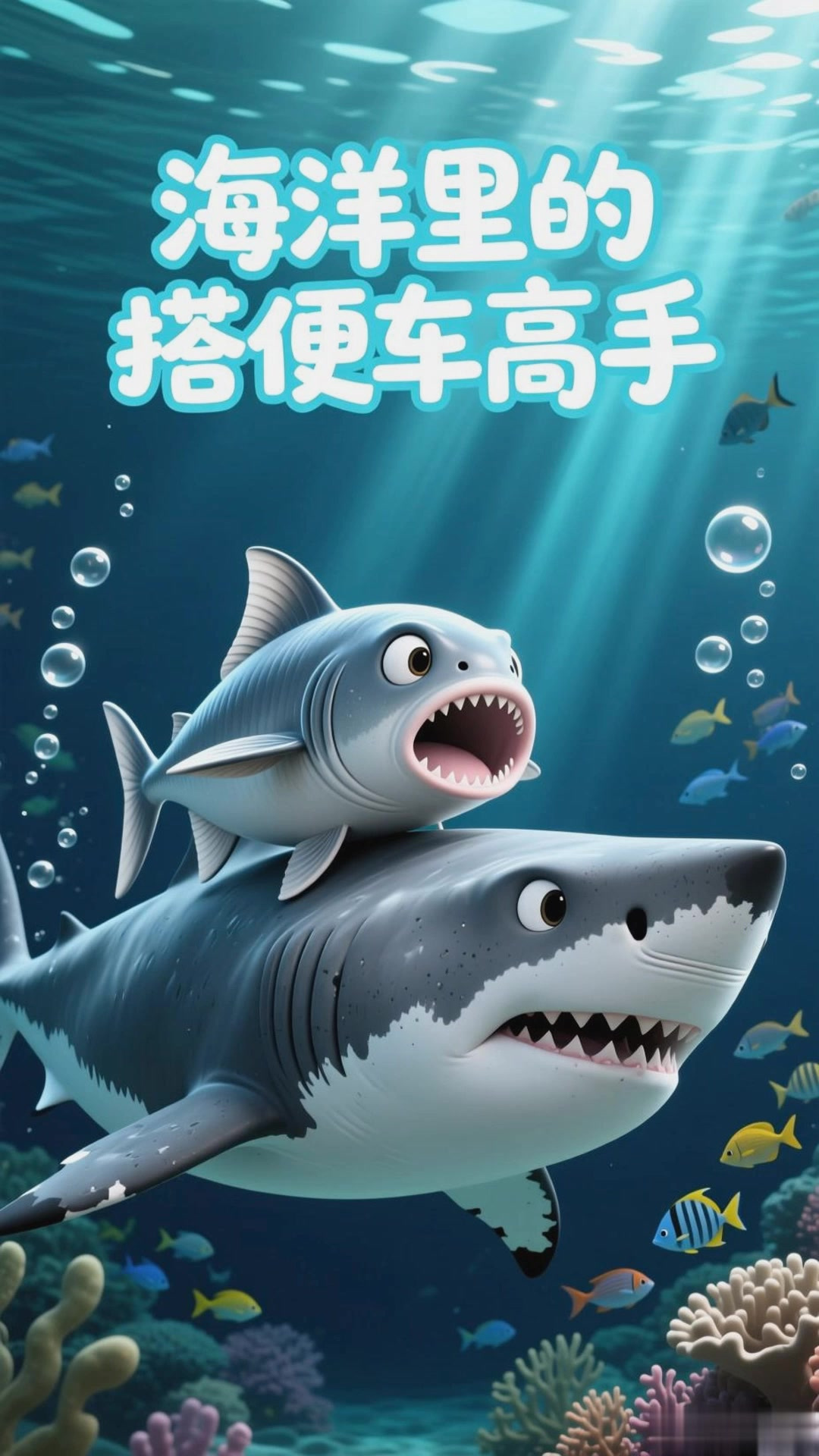 鮣鱼为什么喜欢吸附在大型海洋生物身上?
