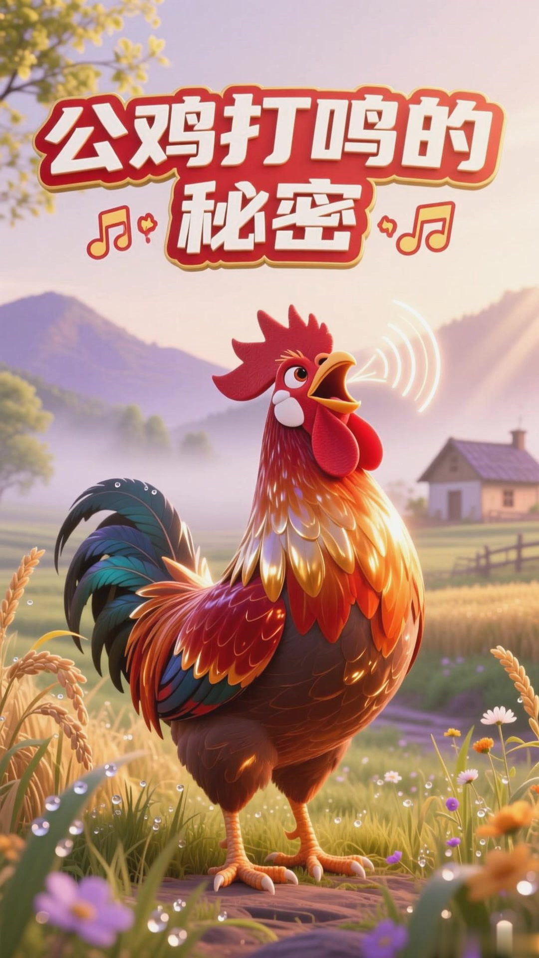 公鸡为何在黎明啼叫?是报晓还是宣示领地?背后真相令人意外