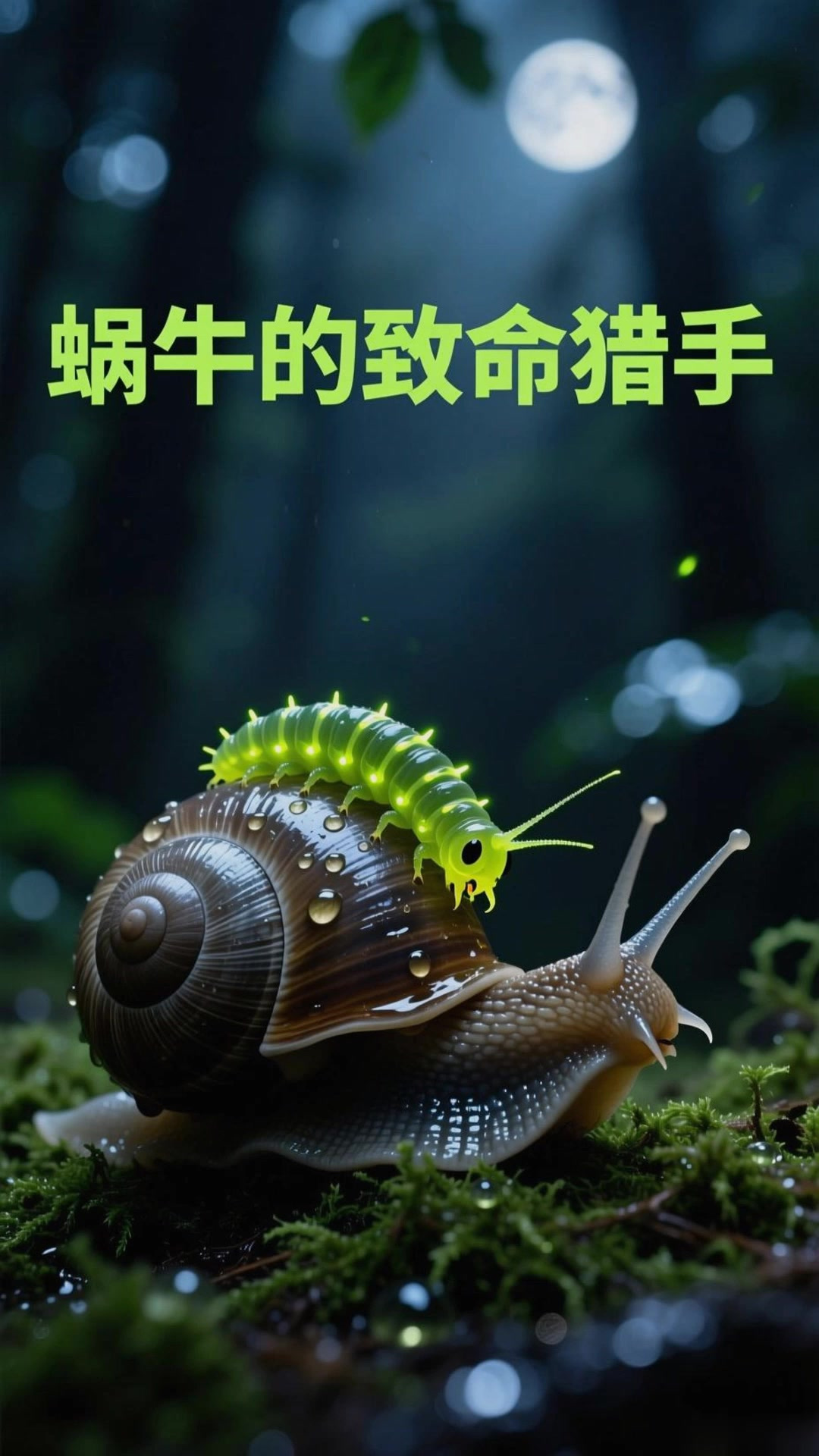 萤火虫幼虫：蜗牛的致命猎手