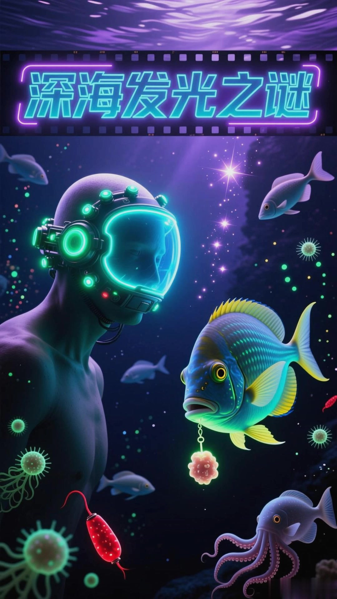 有些鱼类会发光，深海鱼的生物发光器官是如何工作的？