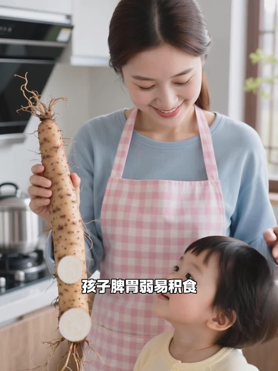 山药蒸着吃 养好小宝贝 健脾效果好