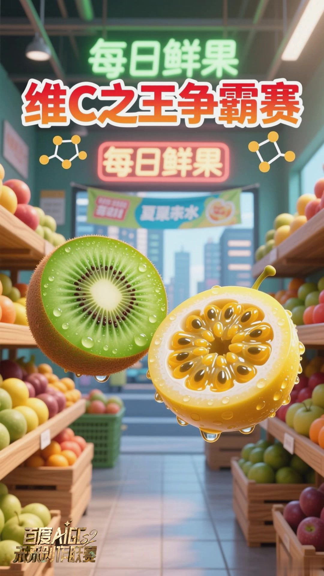 猕猴桃VS百香果:谁才是维C之王?