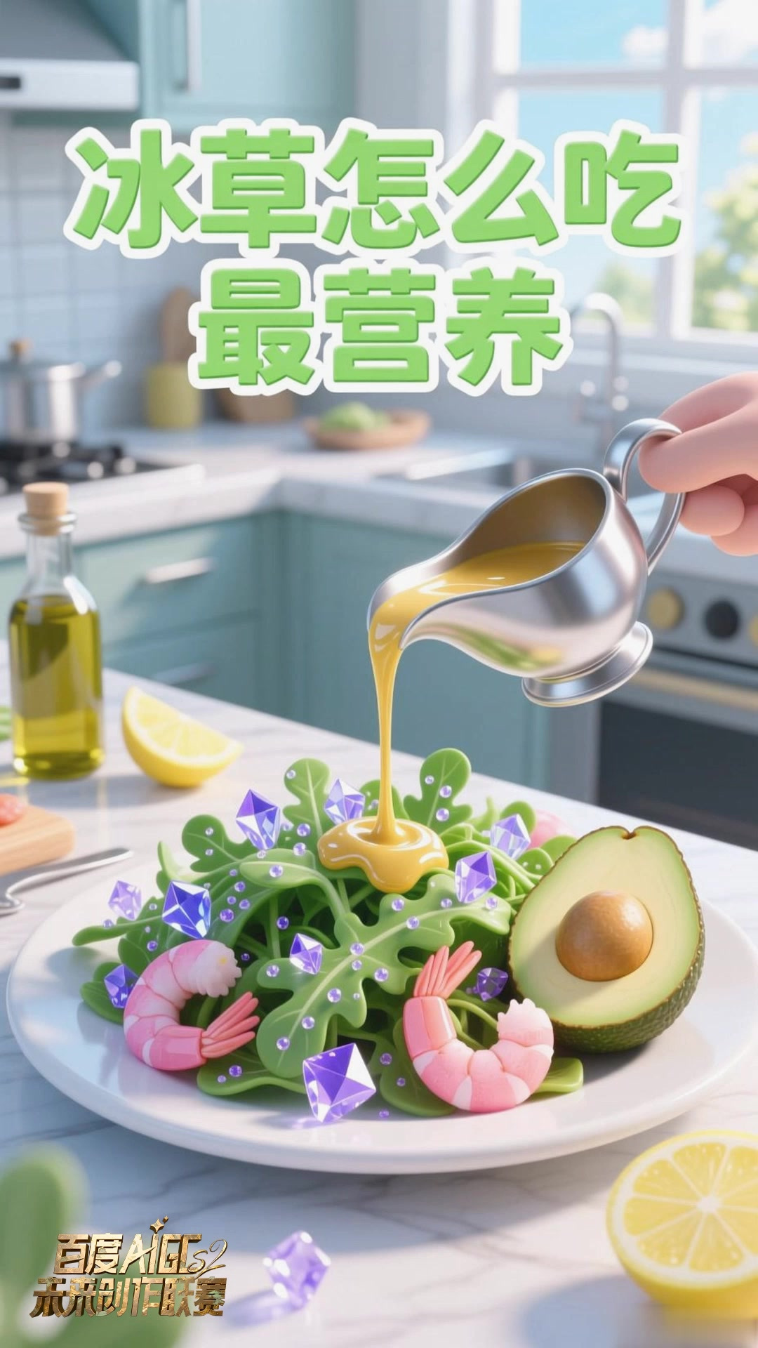 冰草生吃VS沙拉，哪种更原汁原味？