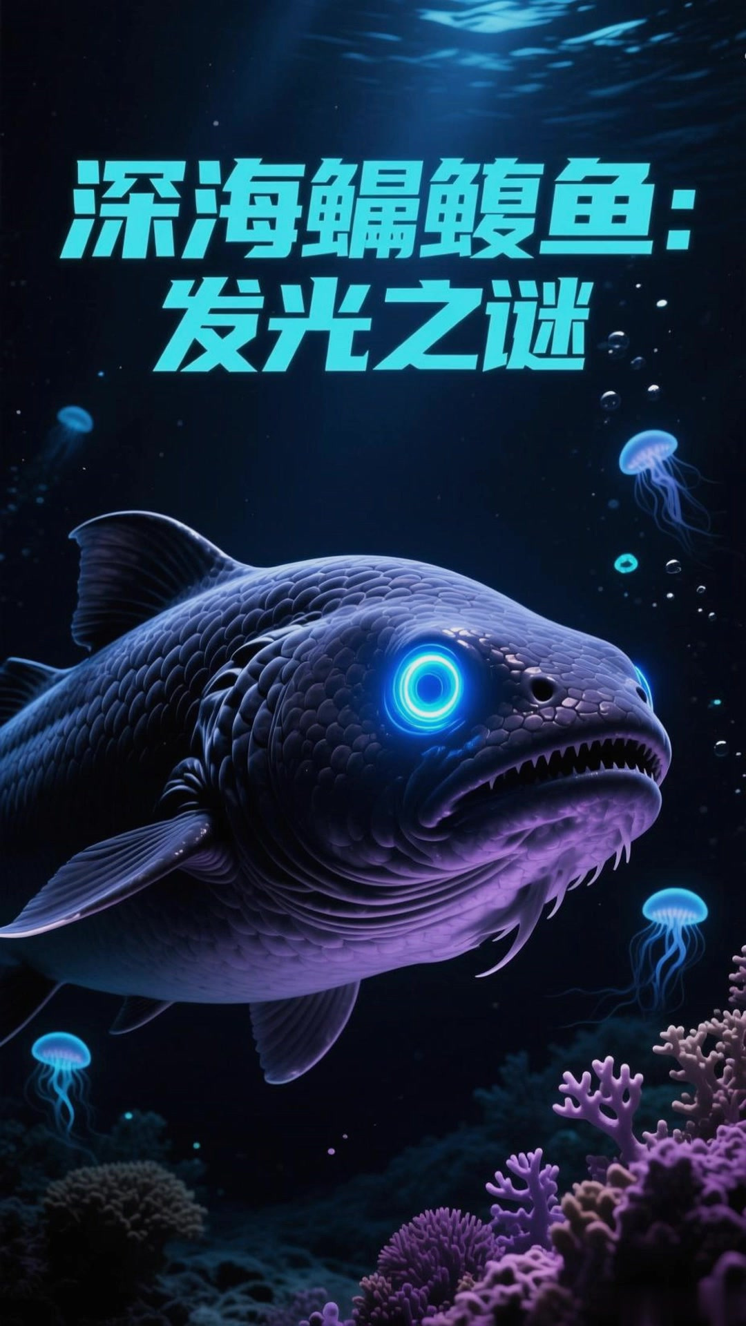 深海鮟鱇鱼：为何发光？性别体型藏着什么秘密？