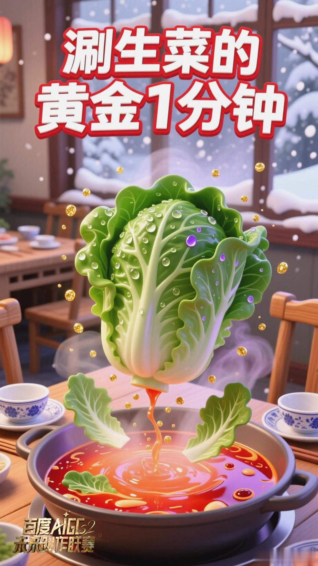 火锅涮生菜，营养与口感并存