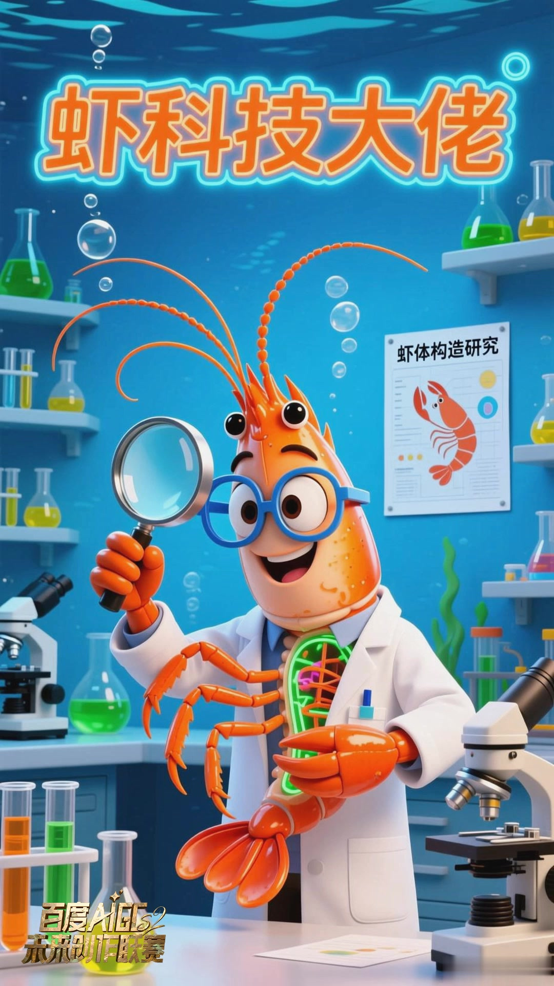 虾的身体结构与多功能耳目解析