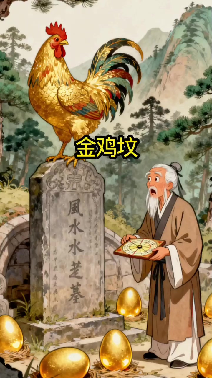 民间故事:金鸡坟