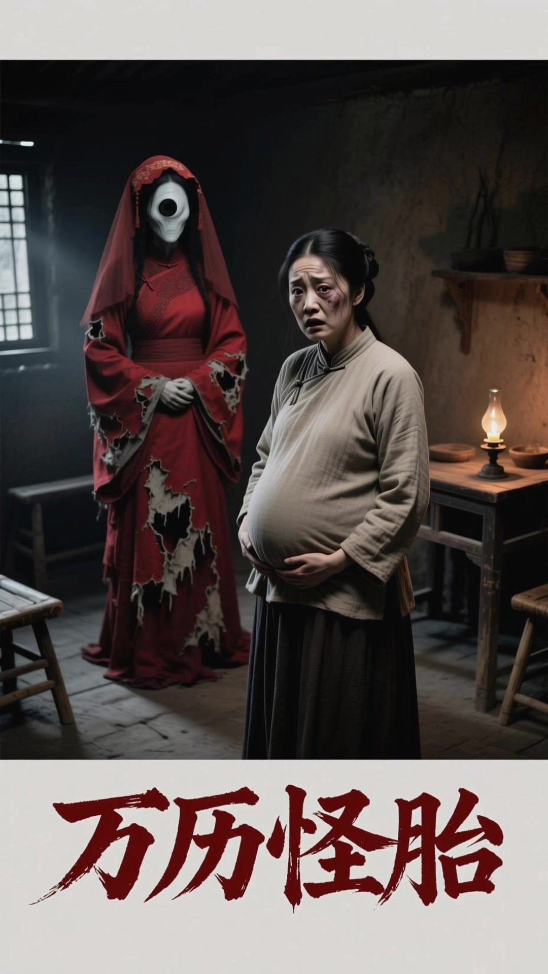 离奇故事:孕妇梦见独眼新娘,怀孕两个月就要临盆,产婆:生不得