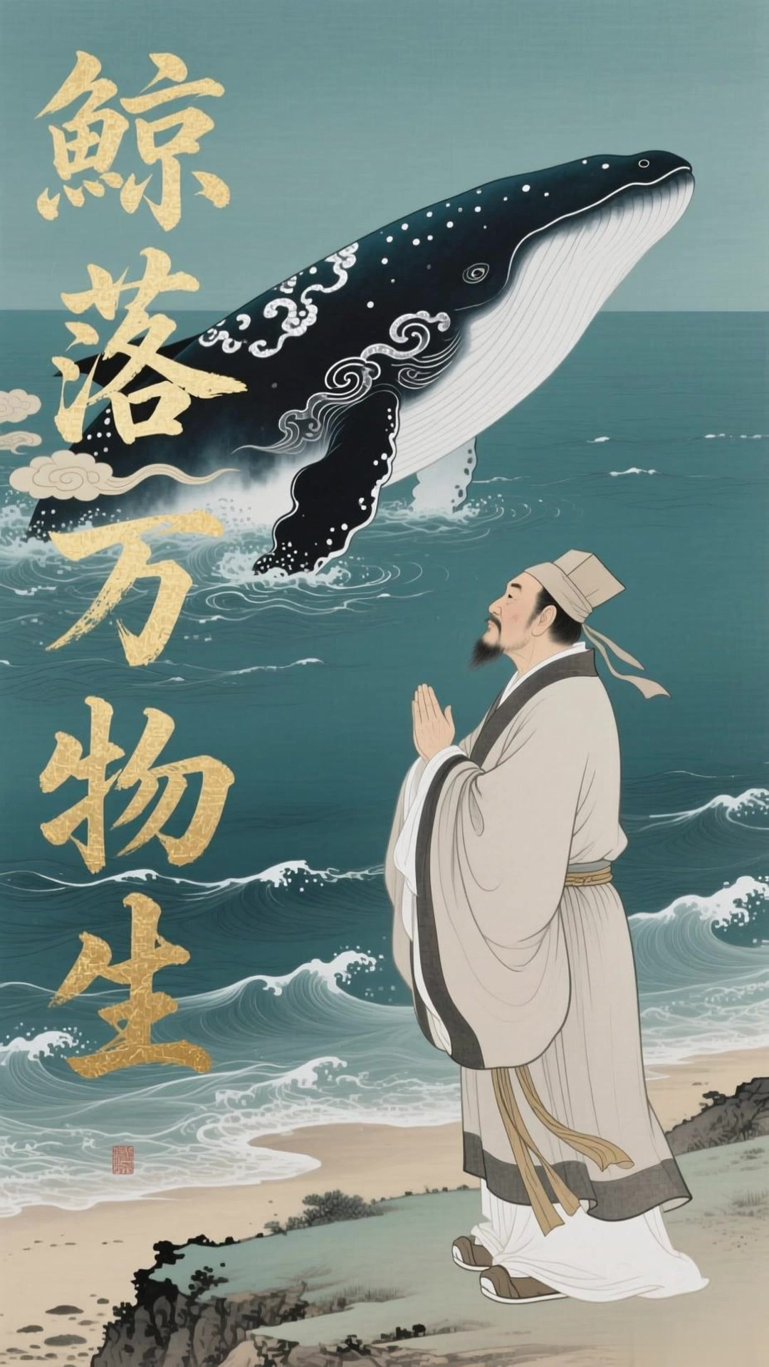 鲸:全身都是宝的海中大鱼,它在古人的眼中是什么样子?