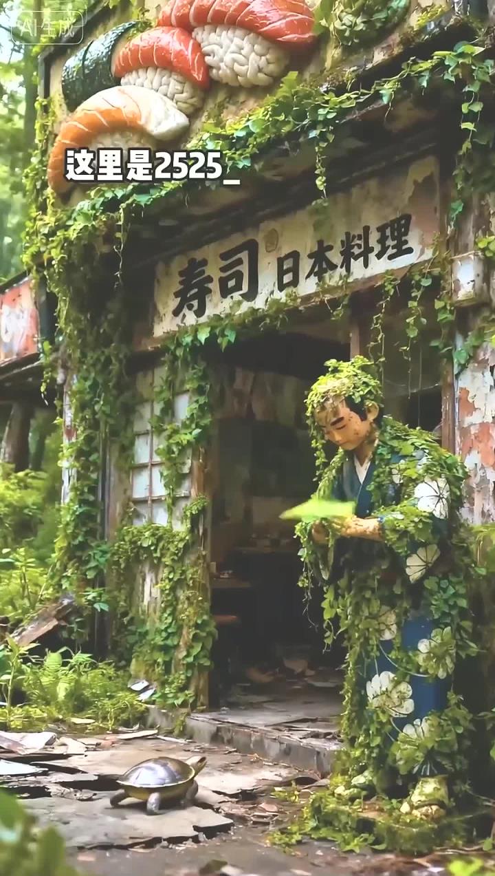 500年后的日本寿司店