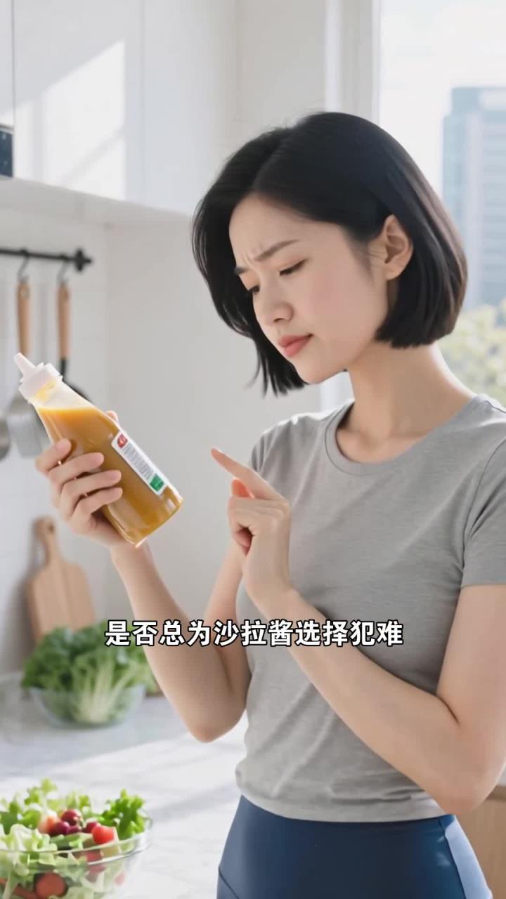减脂期沙拉酱推荐,油醋汁 + 酸奶酱,低脂健康