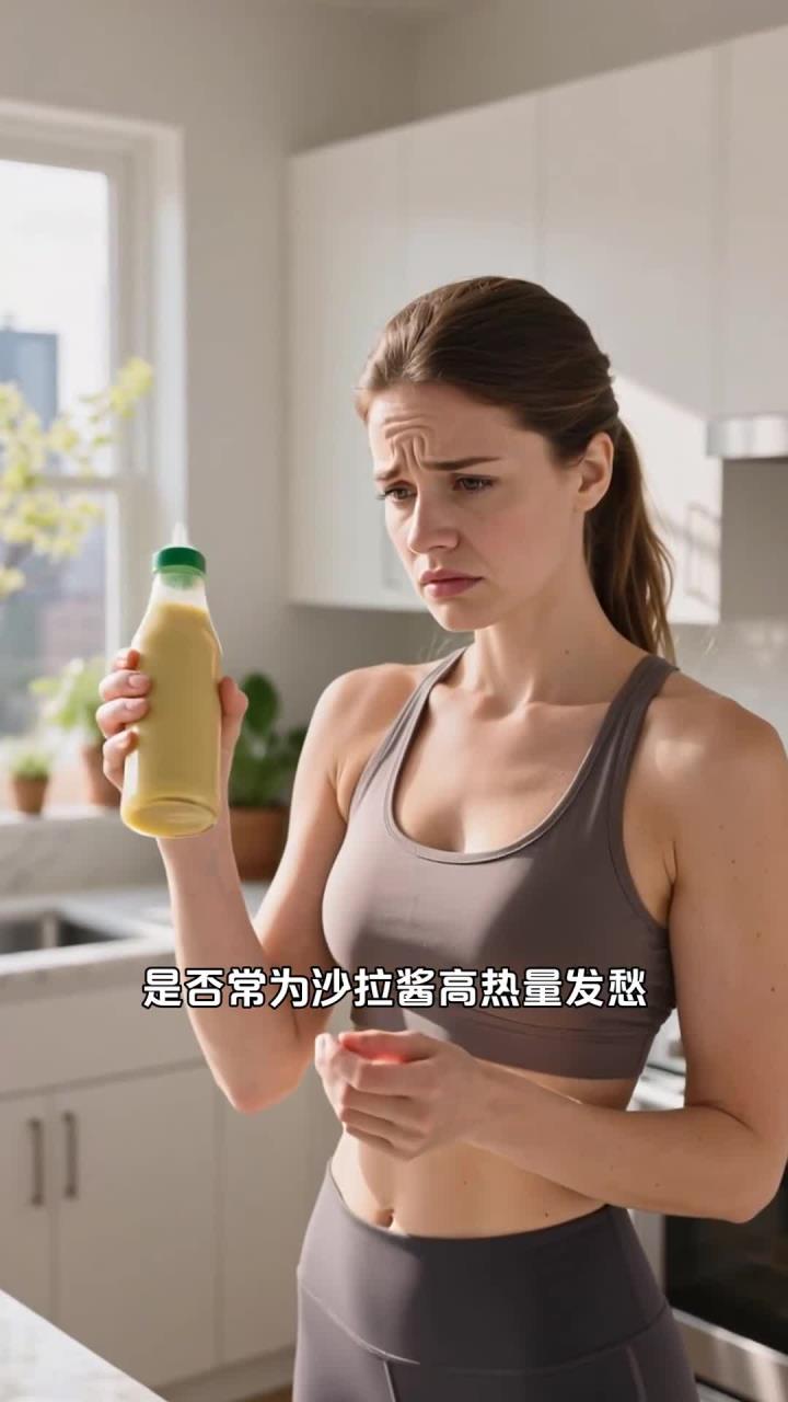 减脂期沙拉酱，橄榄油醋汁 + 无糖酸奶酱