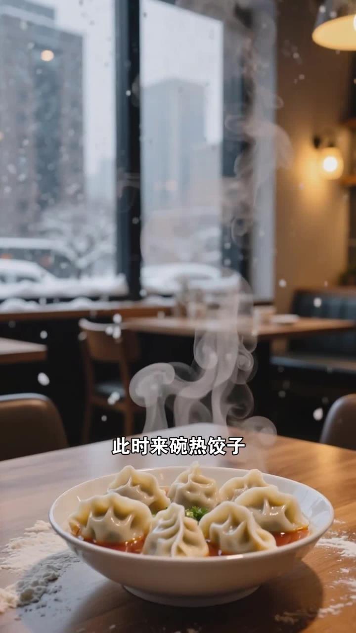 寒潮来袭,多吃热饺子 + 韭菜 + 白菜 + 香菇,饱腹暖身