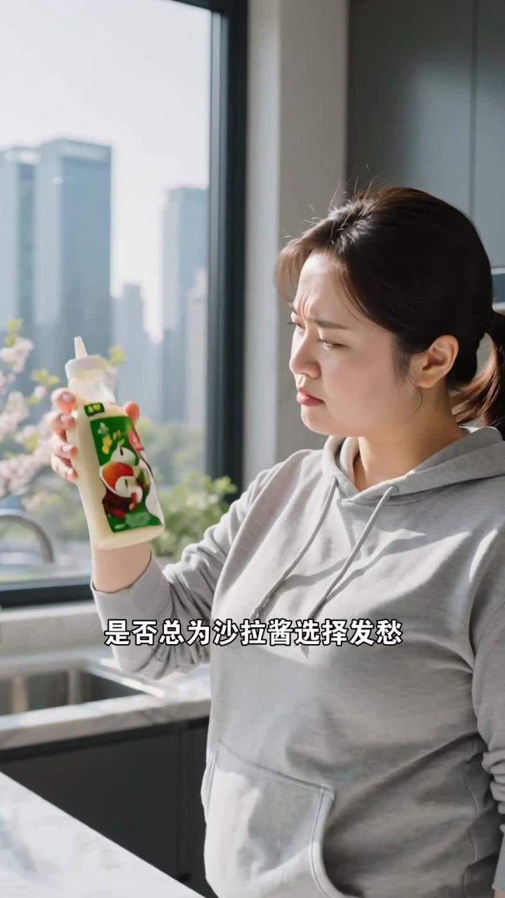 减脂期沙拉酱推荐,橄榄油醋汁 + 无糖酸奶酱