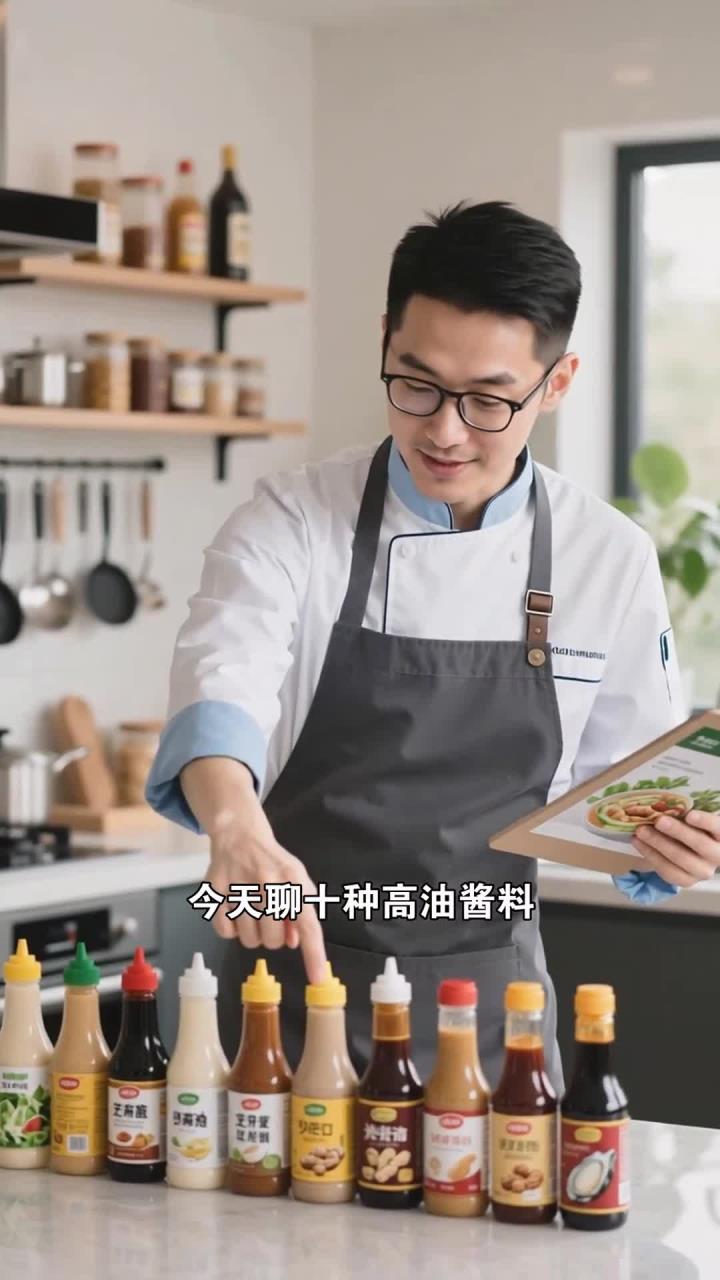警惕!10 种高油酱料,沙拉酱 + 芝麻酱 + 花生酱 + 蚝油