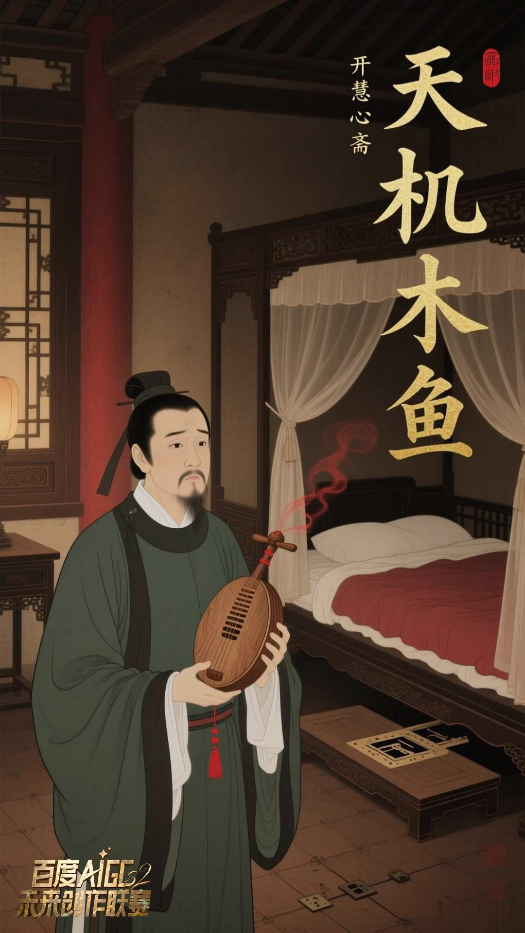 民间故事：书生禅房敲木鱼，床底爬出女子，不料书生身后和尚举刀