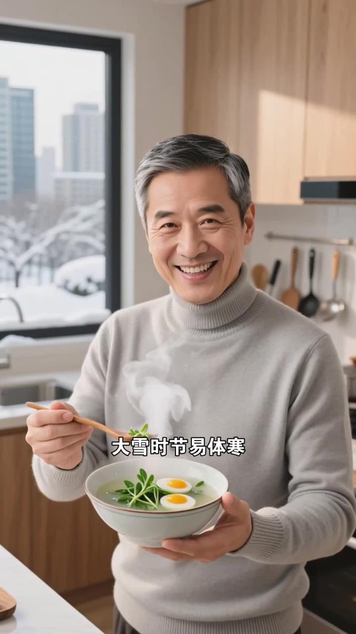 大雪煮荠菜鸡蛋汤,健康养生鲜香可口补维生素