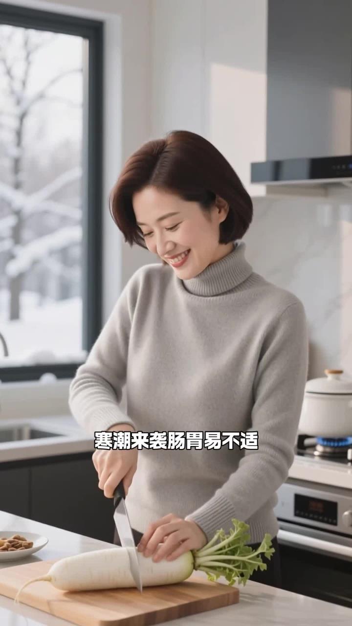 寒潮来袭煮锅萝卜汤，健康养生通气消食解油腻～