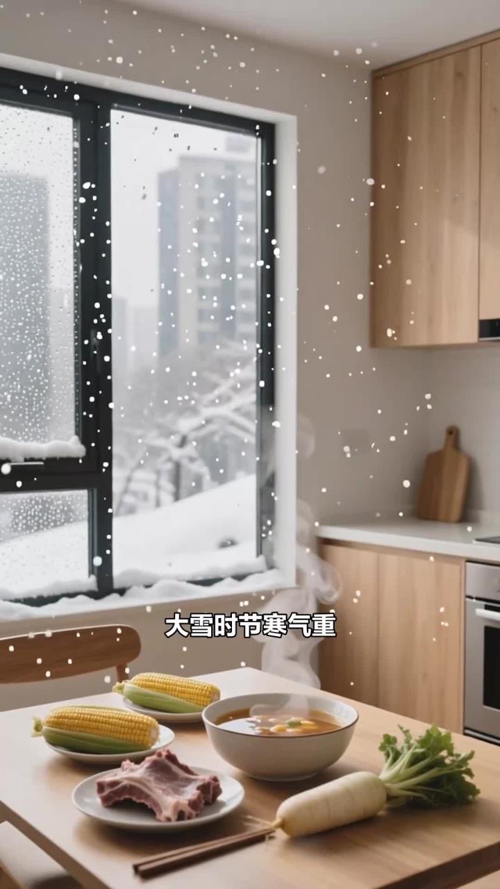 大雪宜食排骨炖玉米,搭配萝卜补肾强筋健骨身