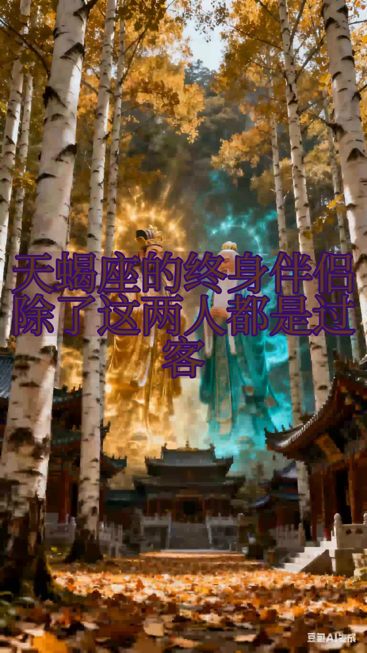 天蝎座的终身伴侣除了这两人都是过客
