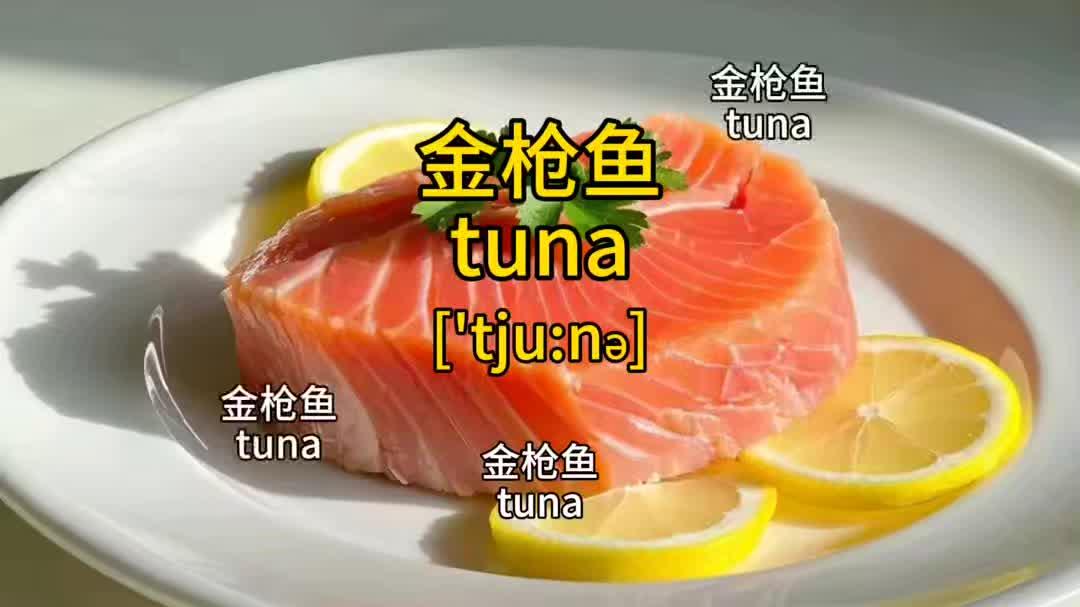 “金枪鱼”的英语怎么说?打在评论区,增强记忆!