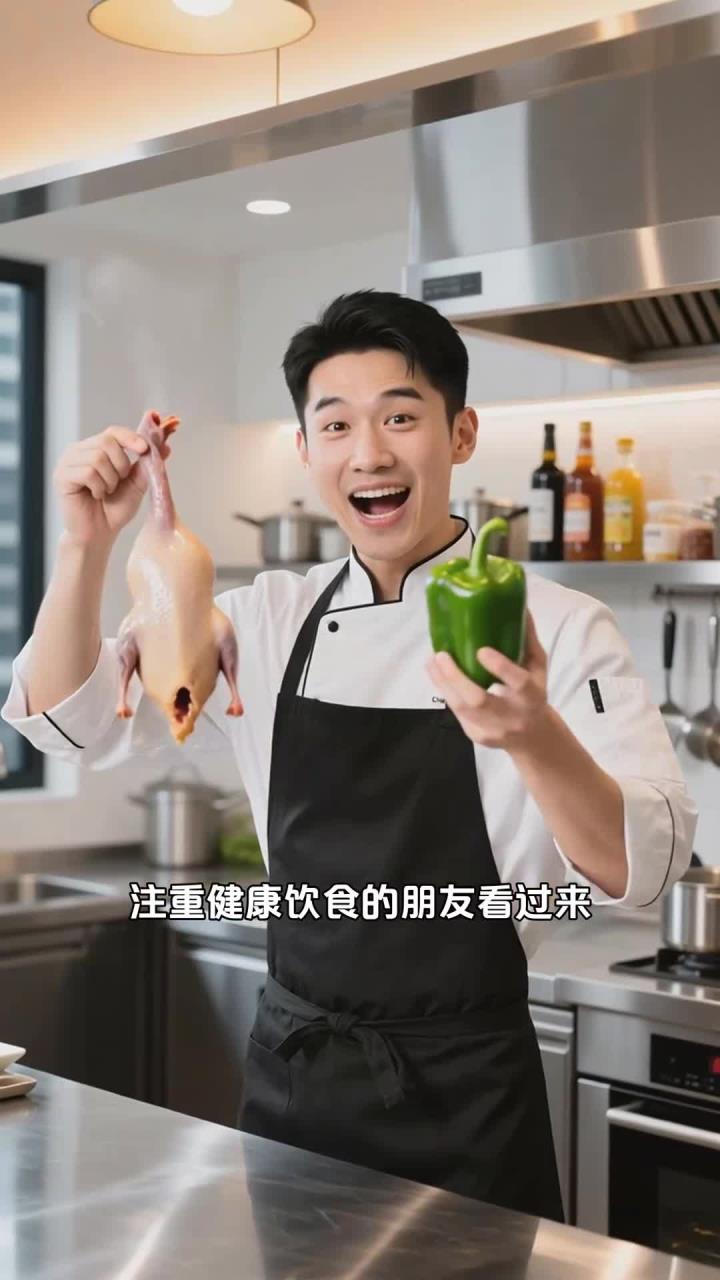 炒鹅肉青椒 补营养提免疫