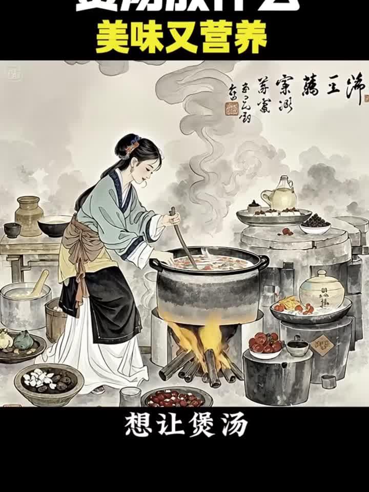 健康：煲汤放什么