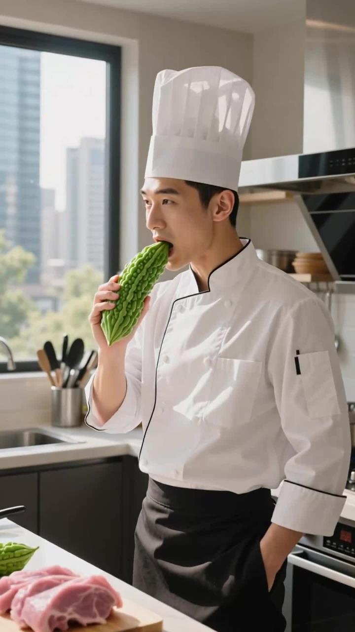 炒鹅肉苦瓜 清热降火补营养