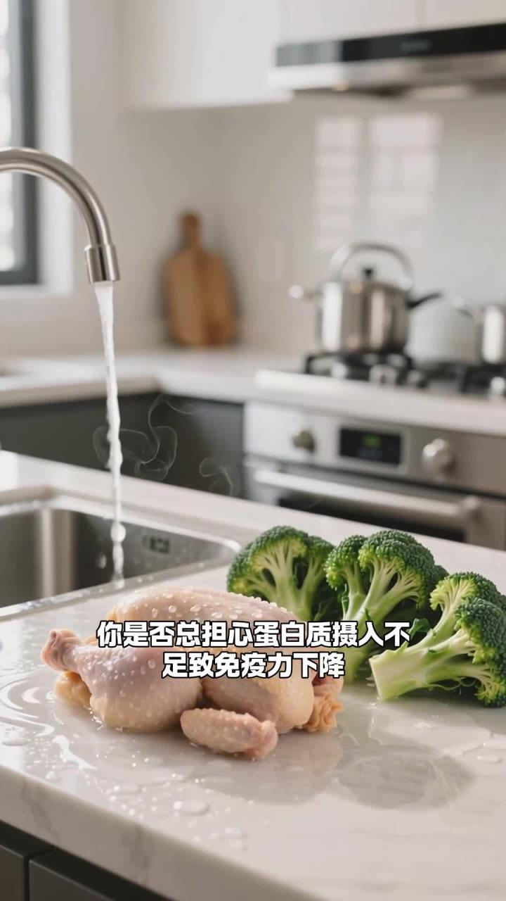 炒鸡肉西兰花 补蛋白提免疫