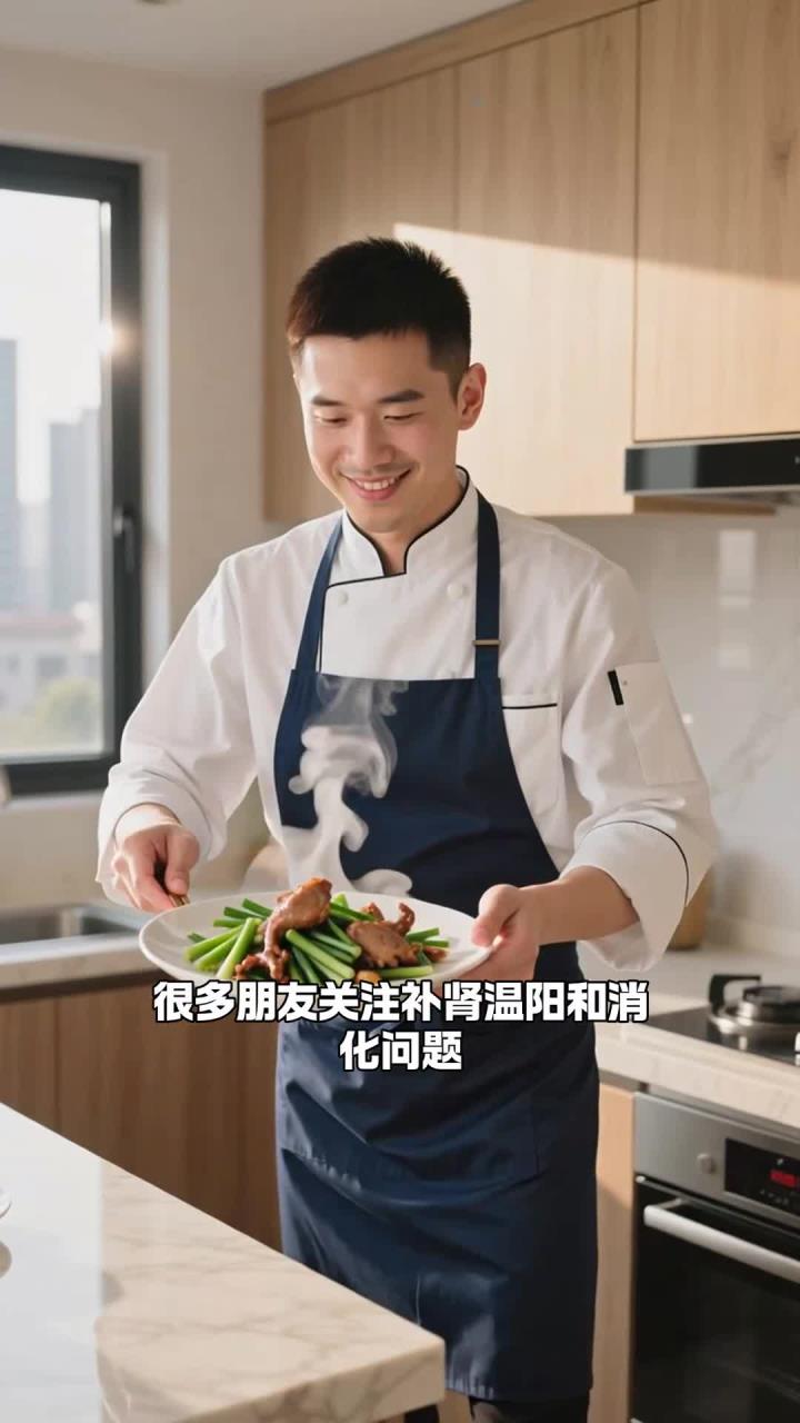 炒鹅肉韭菜 补肾温阳促消化