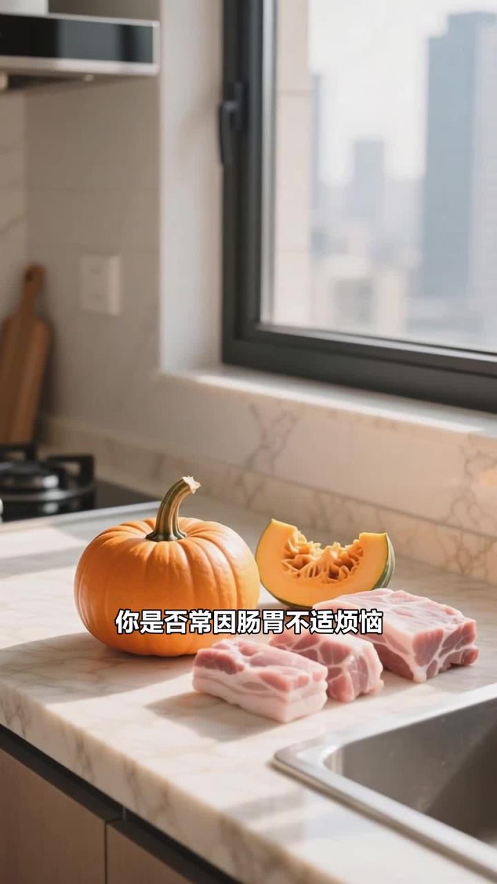 炖猪肉南瓜泥 养胃护肠易吸收