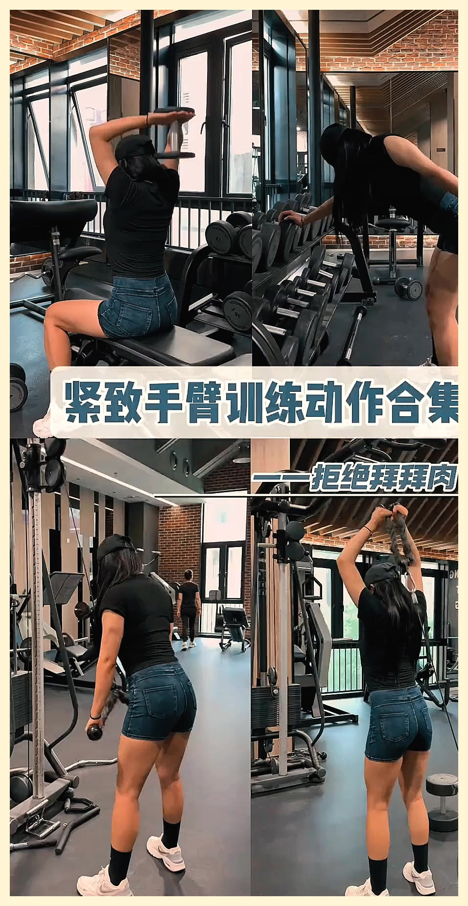 132.手臂训练动作合集｜紧致手臂 消除拜拜肉 打造手臂肌肉线条