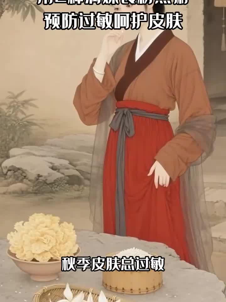 日常健康调理小干货:秋季怕皮肤过敏?用2种润燥食材煮粥!