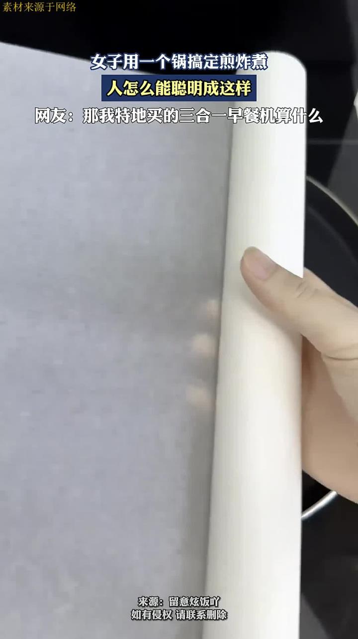 女子用一个锅搞定煎炸煮,人怎么能聪明成这样