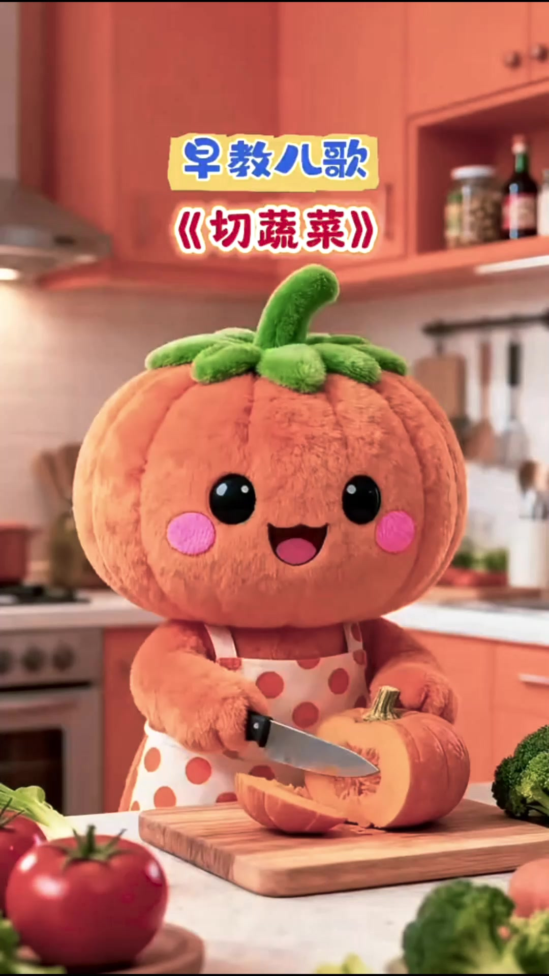 儿歌主角竟在切同类蔬菜，这剧情太离谱