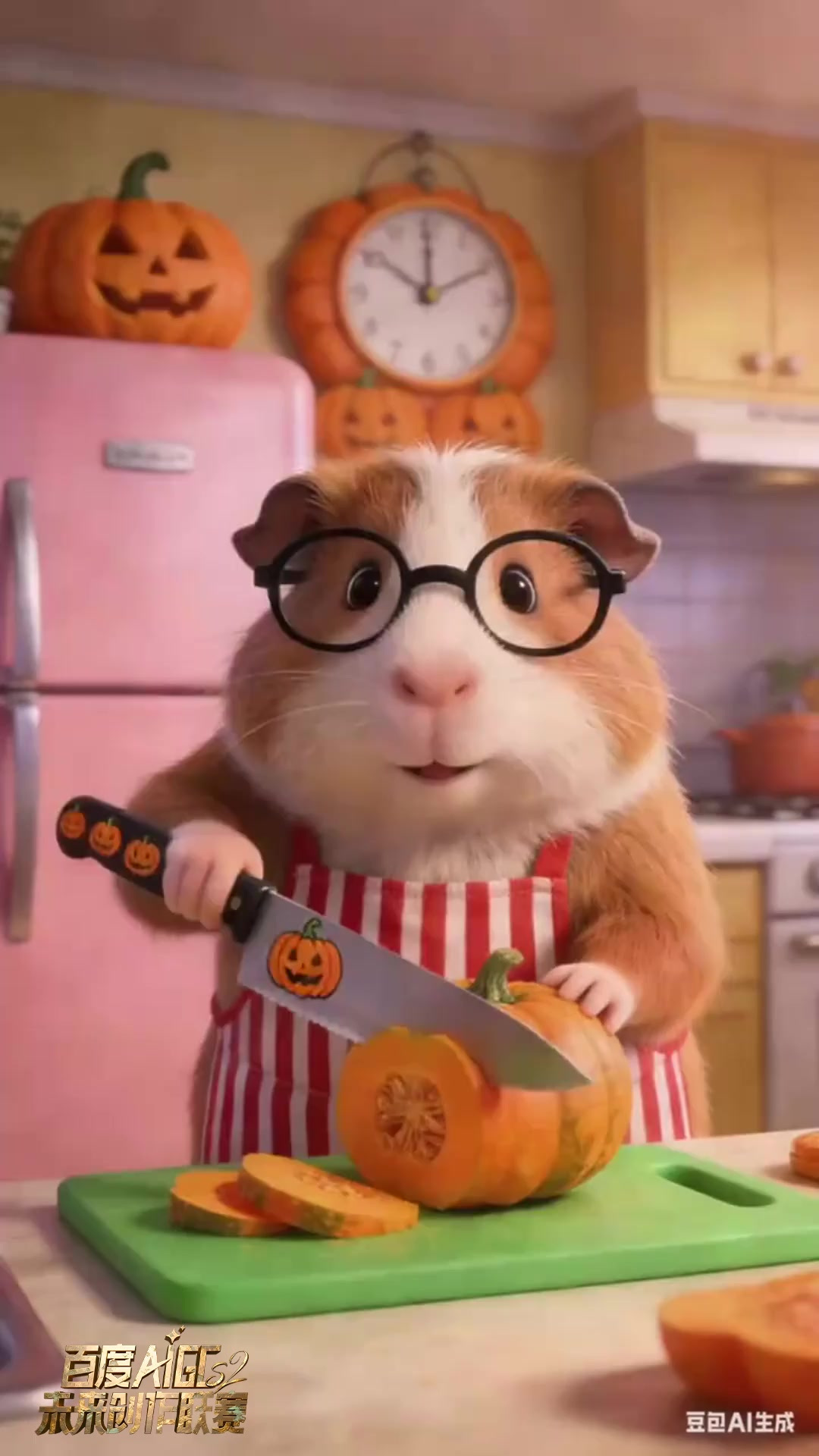 0~3岁早教儿歌,《切蔬菜》南瓜在手切切,辣椒在手切切……