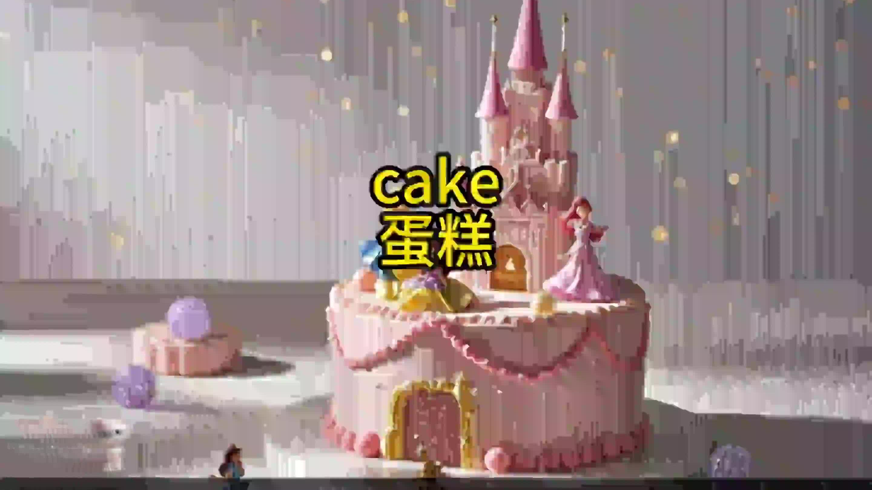 10秒记单词——蛋糕