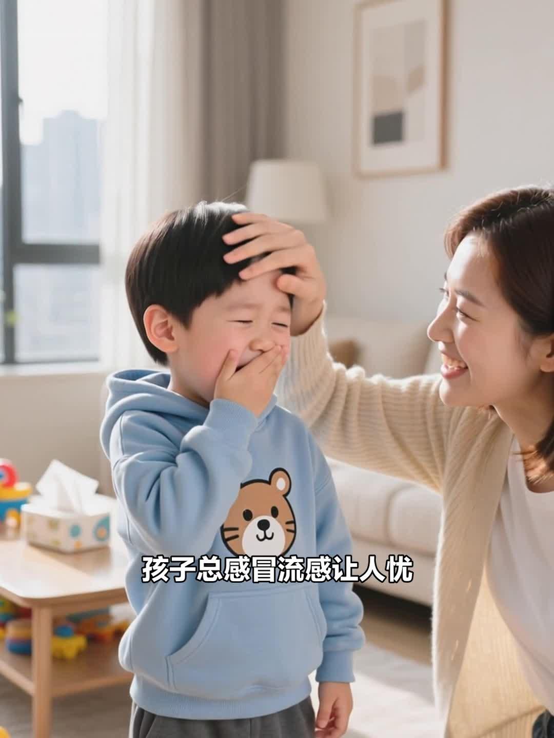 多吃绿叶 蔬菜好 孩子流感少来吵