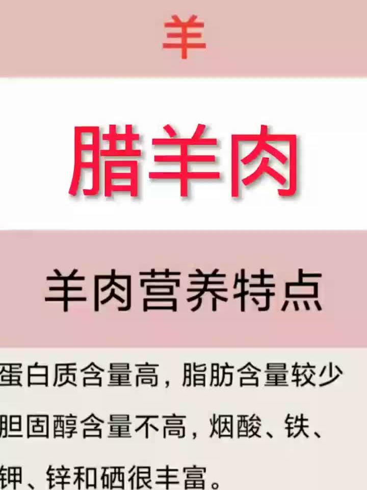 腊羊肉每100克含多少胆固醇？营养师解读数据背后的健康密码