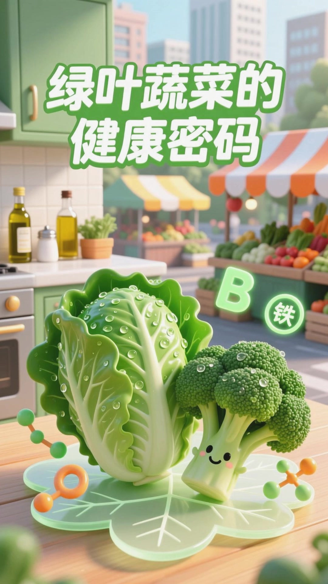 多吃绿叶蔬菜,享受天然营养