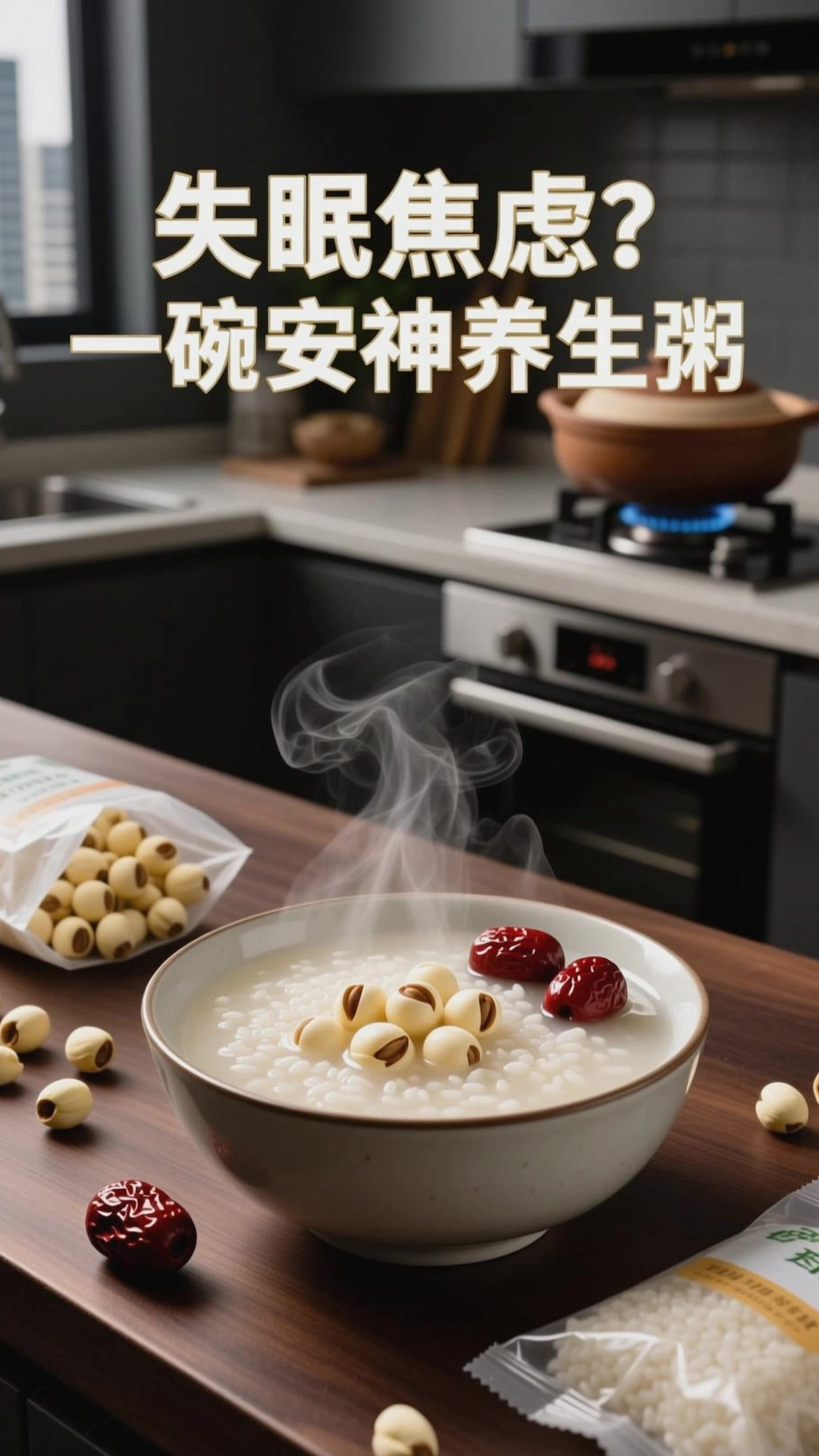 莲子糯米粥，香甜健康养生
