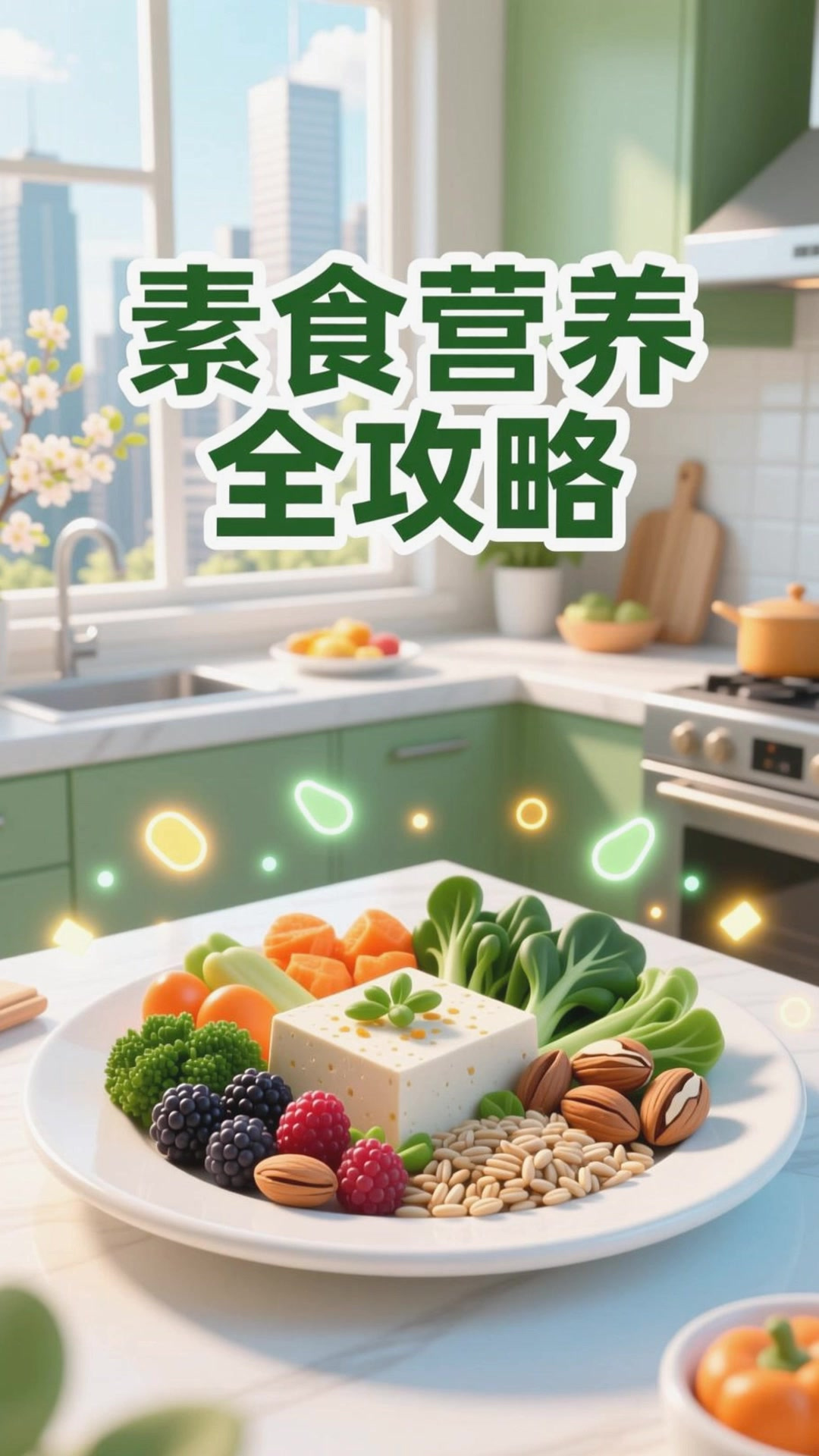 素食者饮食搭配，营养均衡不缺能量