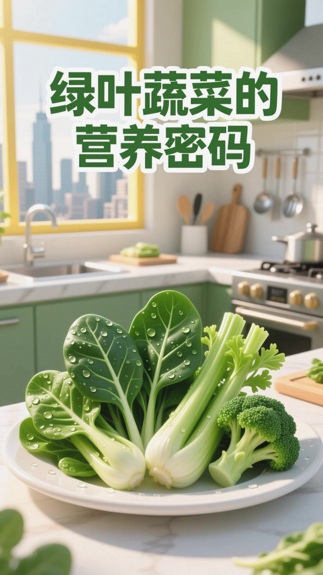 多吃绿叶蔬菜,补充天然营养