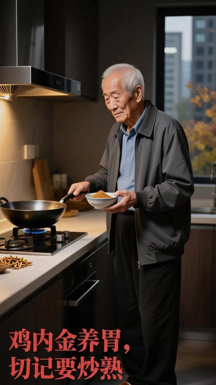 鸡内金磨粉养胃?64 岁爷爷吃了,胃更不舒服,没 “炒熟”
