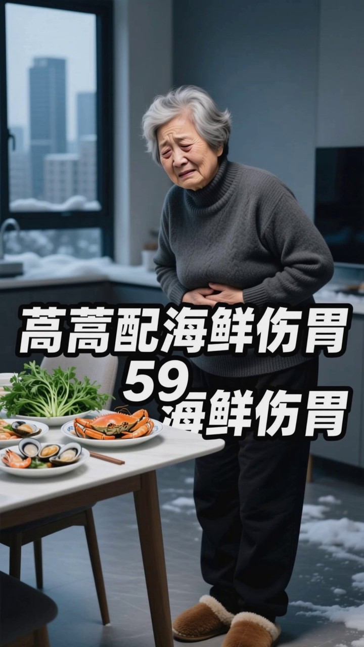 冬天吃茼蒿清血管?59 岁阿姨和这物同食,反而不舒服,禁忌要记牢!