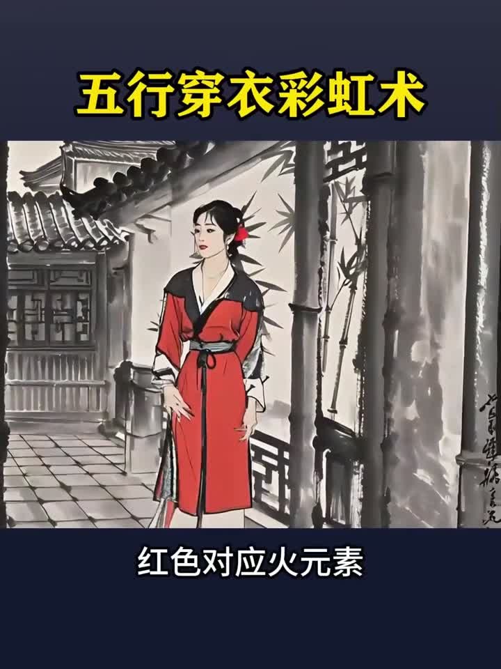 五行穿衣彩虹术，颜色穿对，一天都对！