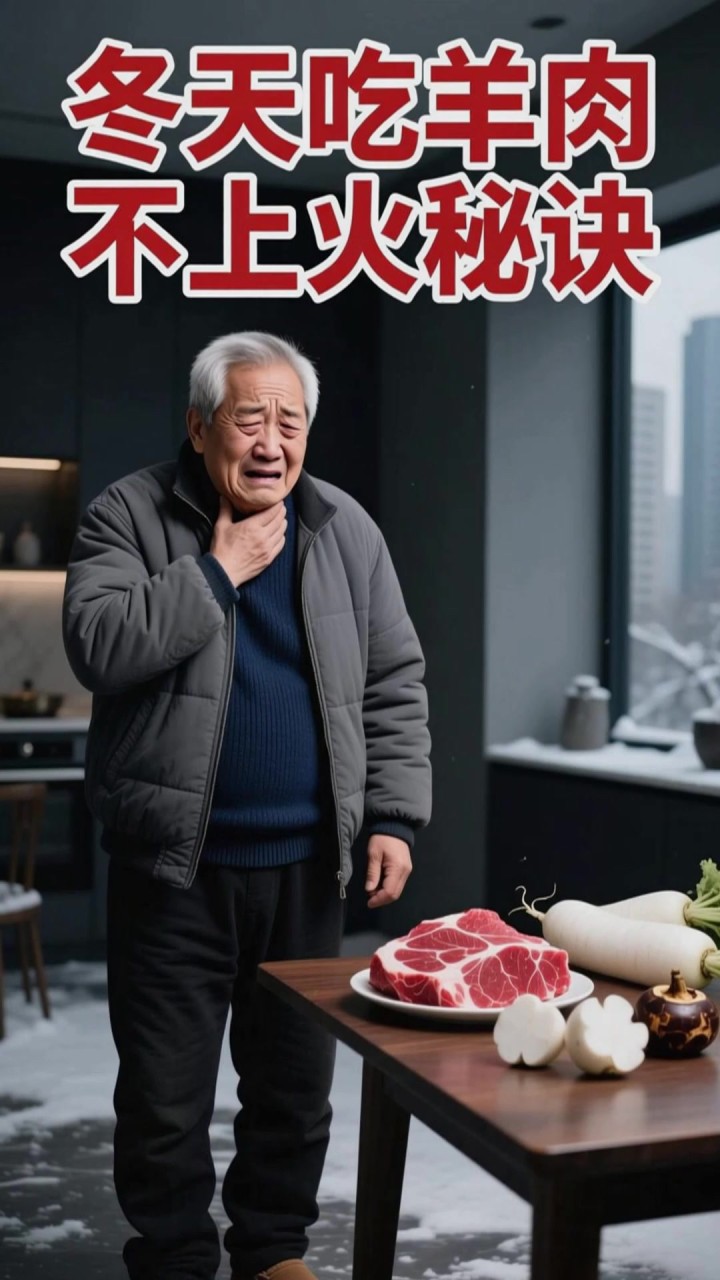 冬天吃羊肉能暖身？58 岁大爷吃了上火，没搭对这 1 样